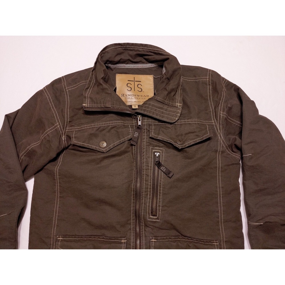 STS Ranchwear Sundance Canvas Jacket Carroll Original Wear Brown Men's Small S - Picture 9 of 13